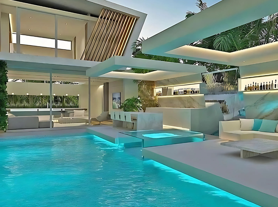 villa pool
